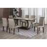 Conjunto Sala de Jantar Mesa Tampo MDF/Vidro 180cm 6 Cadeiras Luanda Rufato - 1