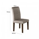 Ver imagem 5 de Conjunto Sala de Jantar Mesa Tampo MDF/Vidro 180cm 6 Cadeiras Luanda Rufato