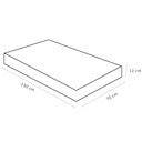 Ver imagem 3 de Colchão para Berço 70x130x12 Espuma D18 Bordado Baby Light Branco - Ortobom
