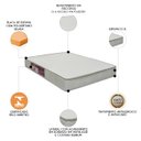 Ver imagem 3 de Colchão para Berço 70x130x12 Espuma D18 Bordado Baby Light Branco - Ortobom