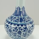 Ver imagem 6 de Vaso Decorativo Enfeite Casa Cerâmica 31x18x18cm Azul