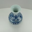 Ver imagem 3 de Vaso Decorativo Enfeite Casa Cerâmica 31x18x18cm Azul