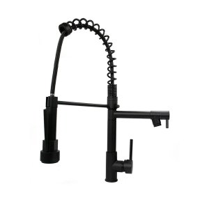 Torneira Gourmet Monocomando com Spray Extensor - Preto