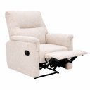 Ver imagem 3 de Poltrona Ravena Reclinável Boucle Off White - Sallar Home