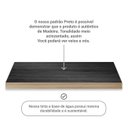 Ver imagem 6 de Sapateira Preta Madeira Horizontal Organizadora 4 Portas Mikka Idimex
