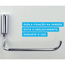 Ver imagem 3 de Papeleira Idea Cromado Docol