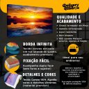 Ver imagem 6 de Quadro Decorativo por do Sol para Sala em Tecido Canvas Grande 55x100