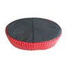 Cama Caminha Redonda Pet Colchonete Lavável Zíper Cachorro Gato 72 x 50 cm - 3