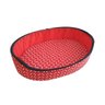 Cama Caminha Redonda Pet Colchonete Lavável Zíper Cachorro Gato 72 x 50 cm - 1