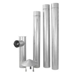 Kit Chaminé 115mm em Aço Galvanizado - Zatti - 2