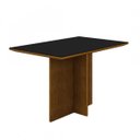 Ver imagem 2 de Conjunto Sala de Jantar Mesa Irlanda Tampo MDF/Vidro 120cm 4 Cadeiras Irlanda Rufato