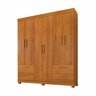Guarda-roupa Casal 6 Portas 4 Gavetas 100% Mdf Flórida Espresso Móveis - 2