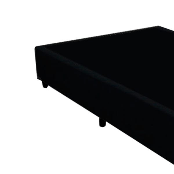 Cama Box Casal Colchão Top Line Mola Bonnel + Box Suede Preto Serra Negra 63x138x188 - 3