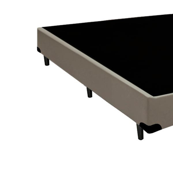 Cama Box Casal Colchão Top Line Mola Bonnel + Box Sintético Bege Serra Negra 63x138x188 - 5