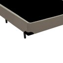 Ver imagem 4 de Cama Box Casal Colchão Top Line Mola Bonnel + Box Sintético Bege Serra Negra 63x138x188