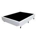 Ver imagem 3 de Cama Box Casal Colchão Top Line Mola Bonnel + Box Sintético Branco Serra Negra 63x138x188