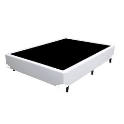 Cama Box Casal Colchão Top Line Mola Bonnel + Box Sintético Branco Serra Negra 63x138x188 - 3