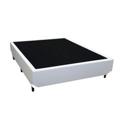 Cama Box Casal Colchão Top Line Mola Bonnel + Box Sintético Branco Serra Negra 63x138x188 - 5