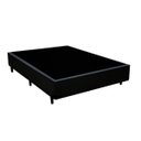 Ver imagem 3 de Cama Box Casal Colchão Top Line Mola Bonnel + Box Sintético Preto Serra Negra 63x138x188