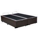 Ver imagem 3 de Cama Box Baú King Colchão Classic Mola Ensacada + Box Bipartido Sintético Marrom Serra Negra 67x193x