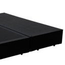 Ver imagem 3 de Cama Box Queen Colchão Top Line Mola Bonnel + Box Bipartido Sintético Preto Serra Negra 63x158x198
