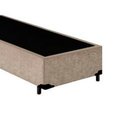 Ver imagem 2 de Base Box Solteiro Suede Bege 38x88x188 Serra Negra