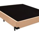 Ver imagem 2 de Base Box Casal Sintético Bege 38x138x188 Serra Negra