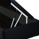 Ver imagem 2 de Base Box Baú Solteiro Sintético Preto 41x88x188 Serra Negra