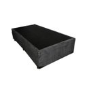 Ver imagem 2 de Base Box Baú Solteiro Suede Cinza 40x88x188 Serra Negra