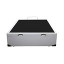 Ver imagem 3 de Cama Box Baú Casal Colchão Top Line Mola Bonnel + Box Sintético Branco Serra Negra 63x138x188