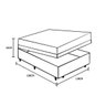 Cama Box Baú Casal Colchão Top Line Mola Bonnel + Box Sintético Branco Serra Negra 63x138x188 - 6