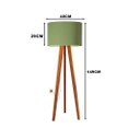 Ver imagem 5 de Luminária de Chão Tripé Delta com Cúpula Abajur Verde/nature