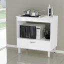 Ver imagem 1 de Balcão Cozinha Fogão para Cooktop Florida 1 Porta:branco