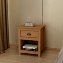 Ver imagem 6 de Mesa de Cabeceira 1 Gav Madeira Maciça 46 Cm 9100 Freijo Milani Store