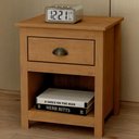 Ver imagem 2 de Mesa de Cabeceira 1 Gav Madeira Maciça 46 Cm 9100 Freijo Milani Store