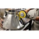 Ver imagem 3 de Lixadeira / Politriz Alongada para Escovar e Polir Inox - Esmeril Reto Modelo Cir 1502 - Fabricação
