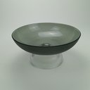 Ver imagem 3 de Centro de Mesa Fruteira Home&co com Pé Vidro 15x30x30cm Fumê