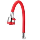 Ver imagem 3 de Torneira Gourmet Flexível Cozinha Mesa Vermelha 1/4 de Volta:Volante C51