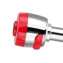 Ver imagem 2 de Torneira Gourmet Flexível Cozinha Mesa Vermelha 1/4 de Volta:Volante C51