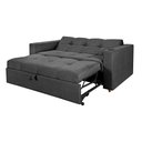 Ver imagem 7 de Sofá Cama Reclinável Retrátil Austin Pompeia Chumbo com Porta Copos