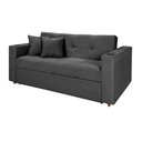 Ver imagem 6 de Sofá Cama Reclinável Retrátil Austin Pompeia Chumbo com Carregador e Porta Copos