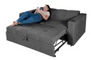 Ver mais imagens de Sofá Cama Reclinável Retrátil Austin Pompeia Chumbo com Porta Copos