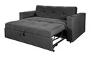 Ver imagem 4 de Sofá Cama Reclinável Retrátil Austin Pompeia Chumbo com Porta Copos