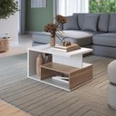 Ver imagem 4 de Mesa de Centro Emovell B92 Branco Montana MDP com Nicho e Tampo 25 mm
