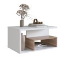 Ver imagem 2 de Mesa de Centro Emovell B92 Branco Montana MDP com Nicho e Tampo 25 mm