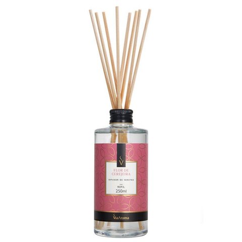 Refil Difusor De Varetas 250 Ml - Flor De Cerejeira