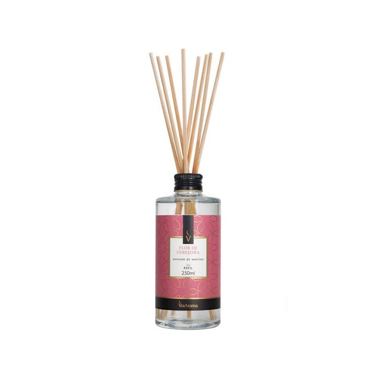 Refil Difusor De Varetas 250 Ml - Flor De Cerejeira