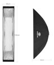 Ver imagem 4 de Softbox Strip Light 35x160cm Encaixe Bowens sem Grid Greika