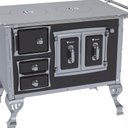 Ver imagem 3 de Fogao a Lenha N 1 Sec Chapa de Aluminio Preto Sem Tampa Se