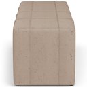Ver imagem 7 de Puff Decorativo Living Sala de Estar 160 cm Roma W01 Linho Bege Escuro - Lyam Lyam Decor
